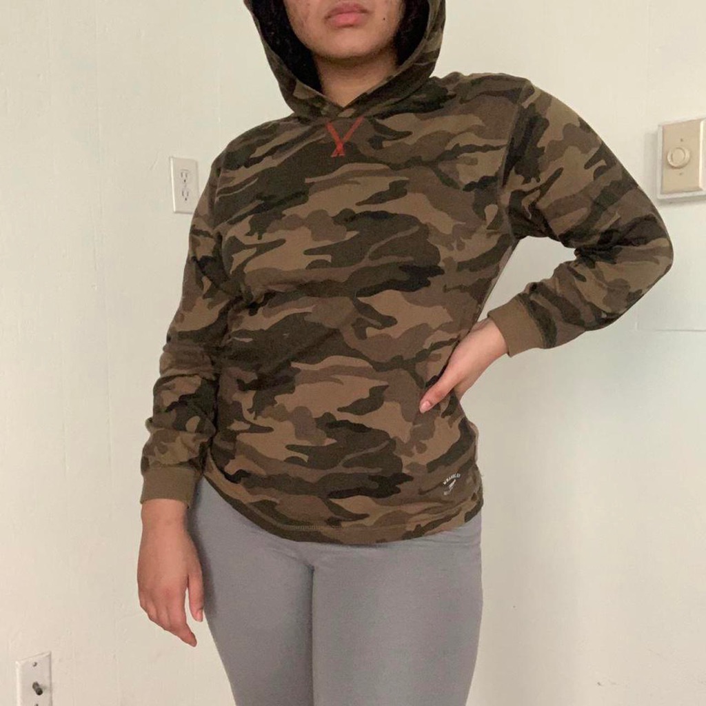 Wrangler Camo Lightweight Hoodie
